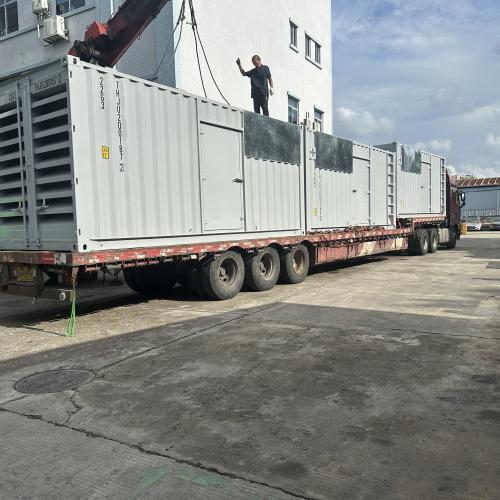 Successful Delivery: 4 × 400kW Gas Generator Sets U1GC400-G powered by Cummins for 24/7 Operation