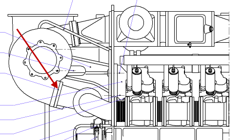 Jenbacher spare parts 186957 turbo charger seal details