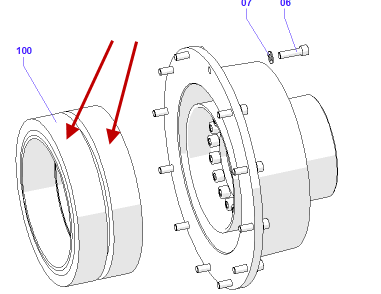 Jenbacher Spare Parts 1205899 coupling